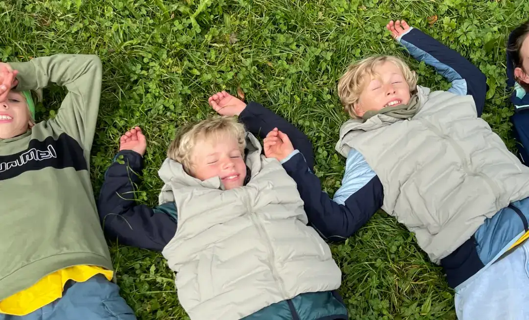 Zusammenwachsen, lachen, auftanken